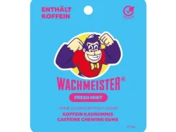 Wachmeister Kaugummi Koffein Minze 17.6 g