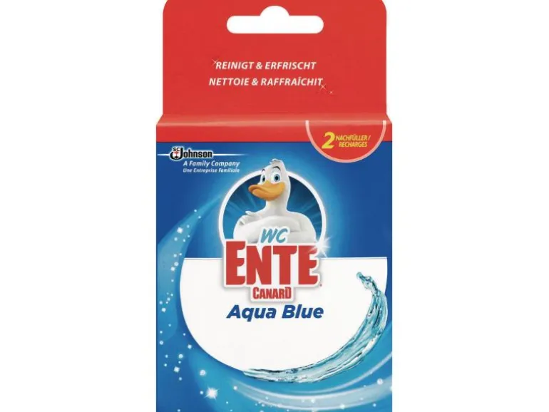 WC-Ente WC-Reiniger Aqua Blue 4in1 Nachfüller 2 Stück