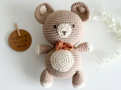 Welcomebabybox Geschenkset Milu – Decke & Bär