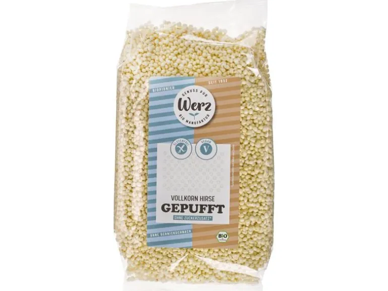 Werz Cerealien Gepuffte Vollkorn-Hirse 125 g