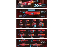 X-Shot Excel Caliber Blaster mit Darts Series 1