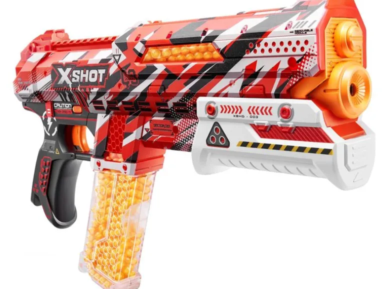 X-Shot Hyper Gel Clutch Blaster mit Gel-Kugeln – EN71 Series 1