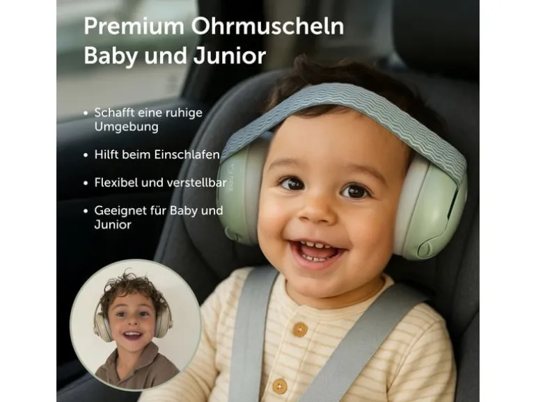 ZaZu Gehörschutz Baby and Junior Sage