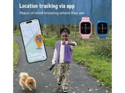 ZaZu Smart Watch Smartwatch Blau