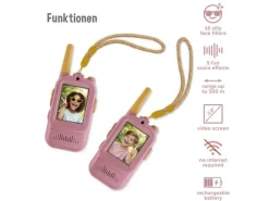 ZaZu Video Walkie Talkie Rosa