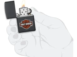 ZIPPO Harley Davidson Bar & Shield Schwarz