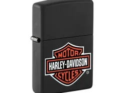 ZIPPO Harley Davidson Bar & Shield Schwarz