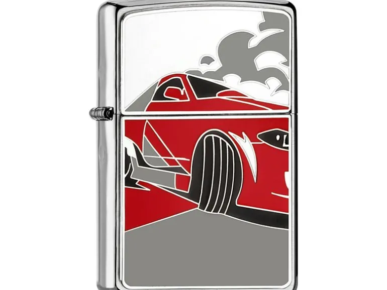 ZIPPO Racing Car Rot