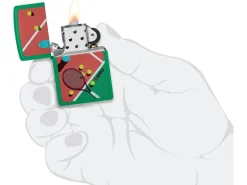 ZIPPO Tennis Design Grün