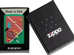 ZIPPO Tennis Design Grün