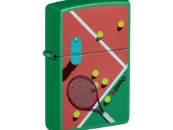 ZIPPO Tennis Design Grün