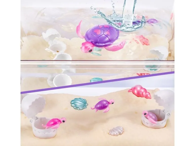 Zuru Spielfigurenset Pets Alive Mommy Turtle und Baby Surprise